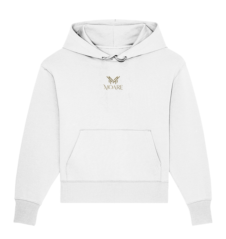 MOARE BASIC GOLDOversize Hoodie Basic mit Stick in Gold, Organic

Produkt wird per Bestickung veredelt
Lässiger Unisex-Hoodie
Material: 85 % ringgesponnene, gekämmte Bio-Baumwolle, Hoodies