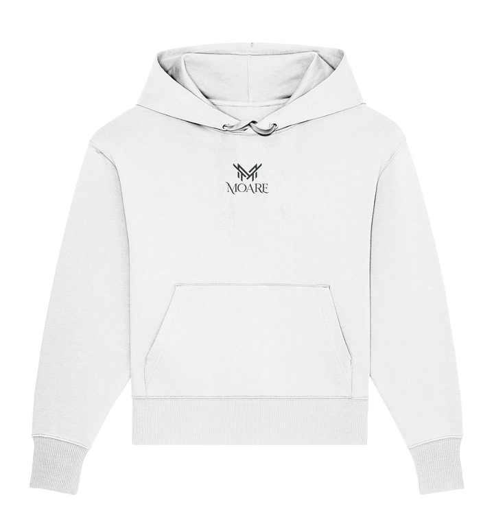 MOARE BASIC BLACKBasic mit Stick Schwarz, Organic

Produkt wird per Bestickung veredelt
Lässiger Unisex-Hoodie
Material: 85 % ringgesponnene, gekämmte Bio-Baumwolle, 15 % recyceltes Hoodies